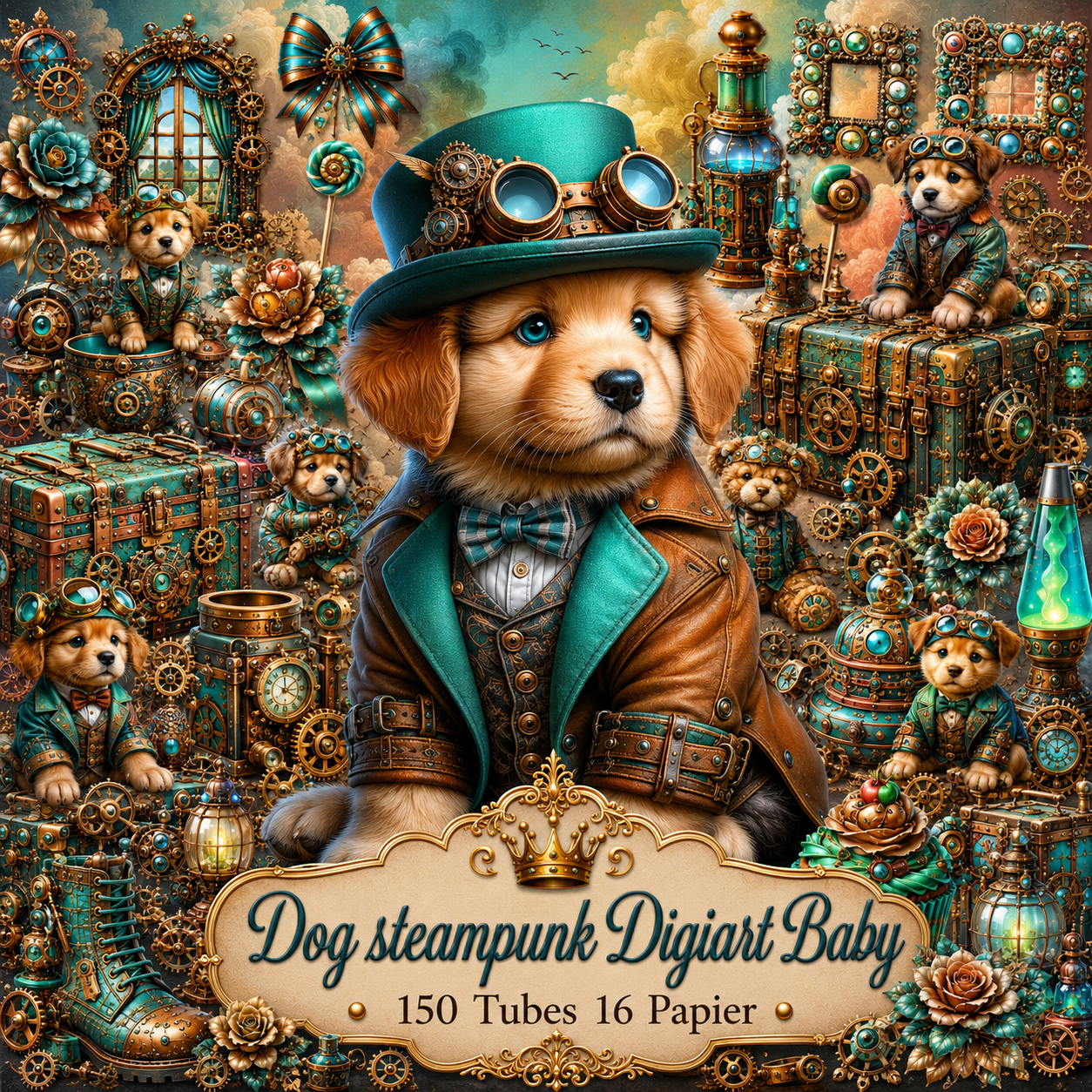 (image for) Dog Steampunk